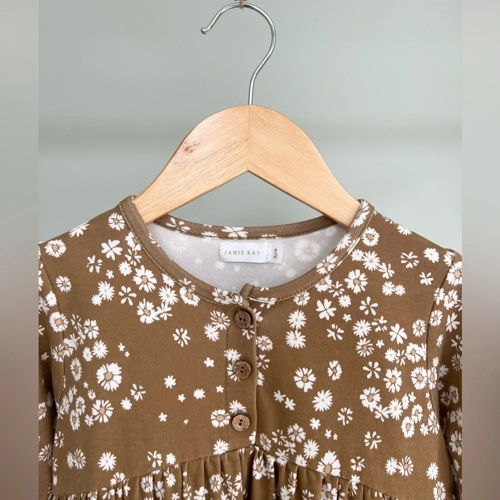 Jamie Kay - Organic Cotton Bridget Dress - Daisy Floral - Picture 3 of 6